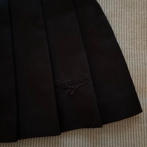 vintage black reebok tennis skirt